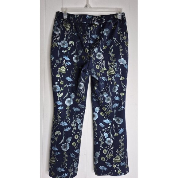 Isaac Mizrahi New York Floral High-Waisted Bootcut Pants Women's Size M Petite - Picture 4 of 8